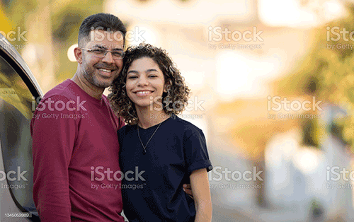 father and daughter